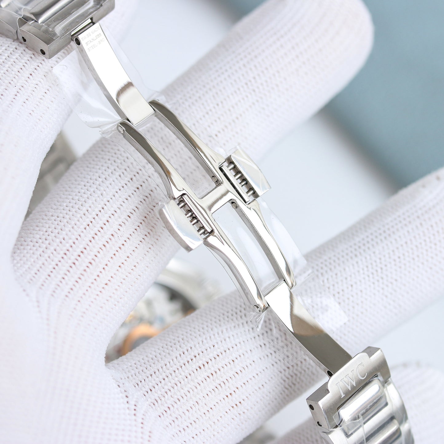 LADY -White -Rhinestone bezel- Silver 904L Steel - Automatic -35mm
