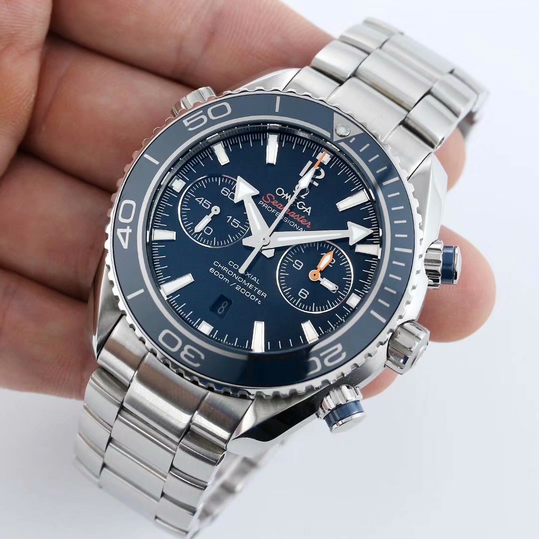 Chronograph - Selfwinding- 904L White Steel - Automatic - 45.5mm