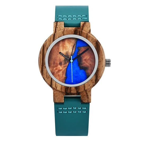Brown Black - Green Rubber - Quartz - 42mm