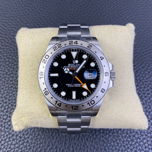 C-Factory -Black - Silver 904L Steel -GMT- Automatic - 42mm