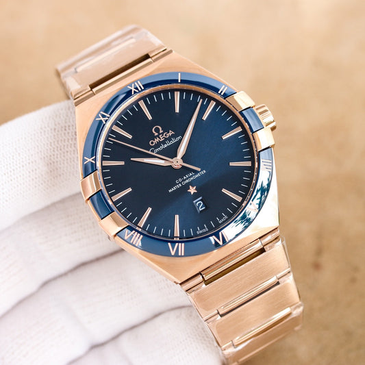 Blue -Rosegold - 904L Steel- Automatic - 41mm