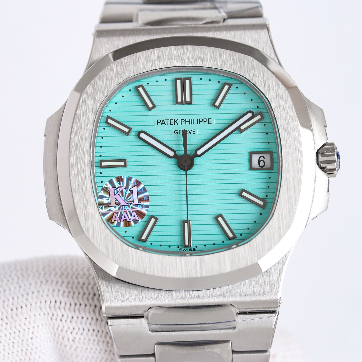 Baby Blue - Ultra-thin - Silver 904L Steel - Automatic 324SC- 40mm