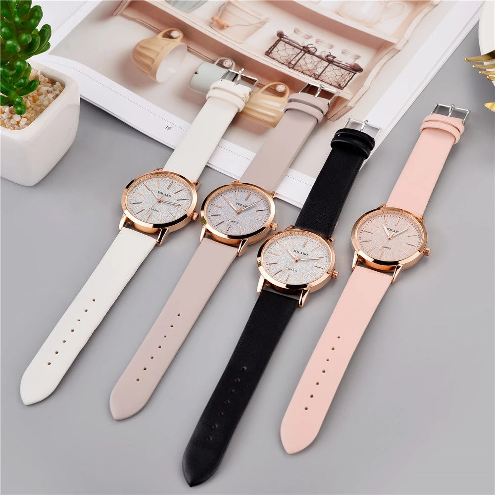 LADY - Grey Yellow - Pink Rubber - Quartz - 34mm