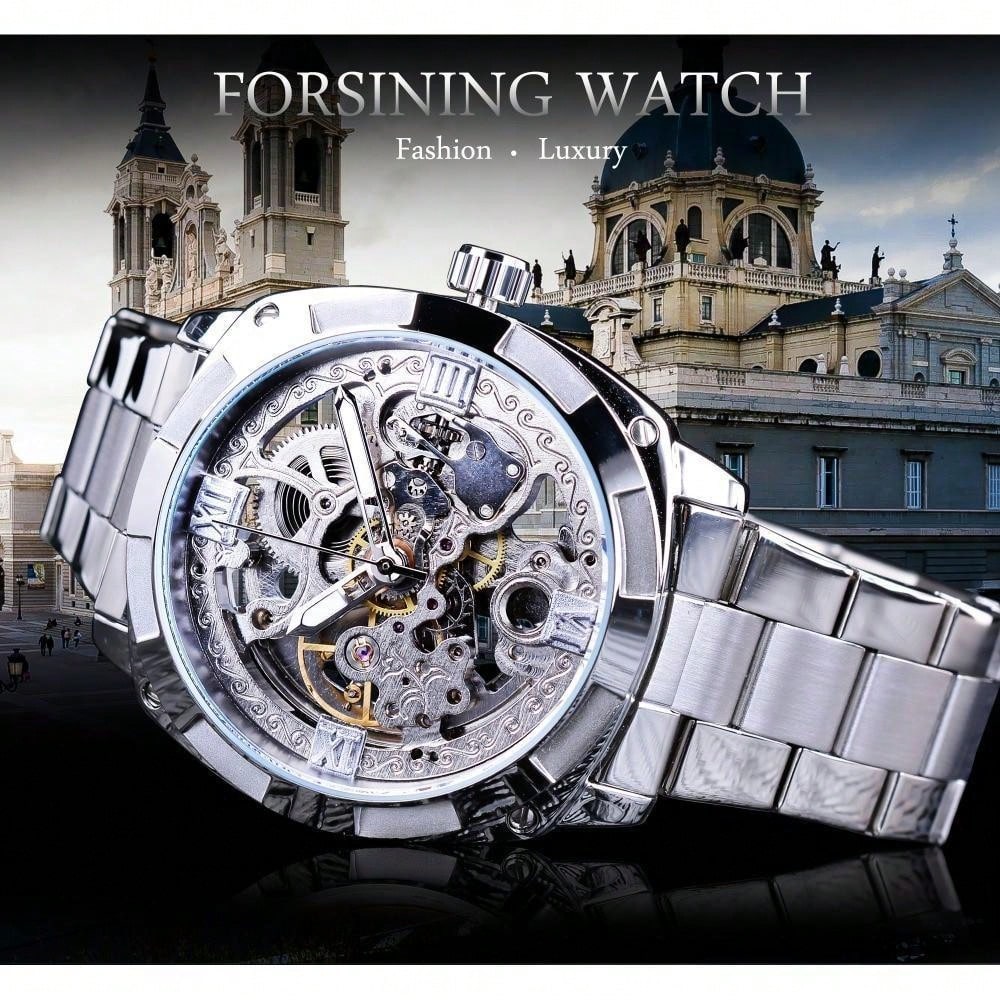 White 904L Steel -Silver Steel- Automatic -41mm