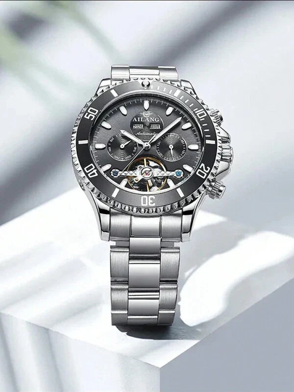 Blue - Silver 904L Steel - Automatic -43mm