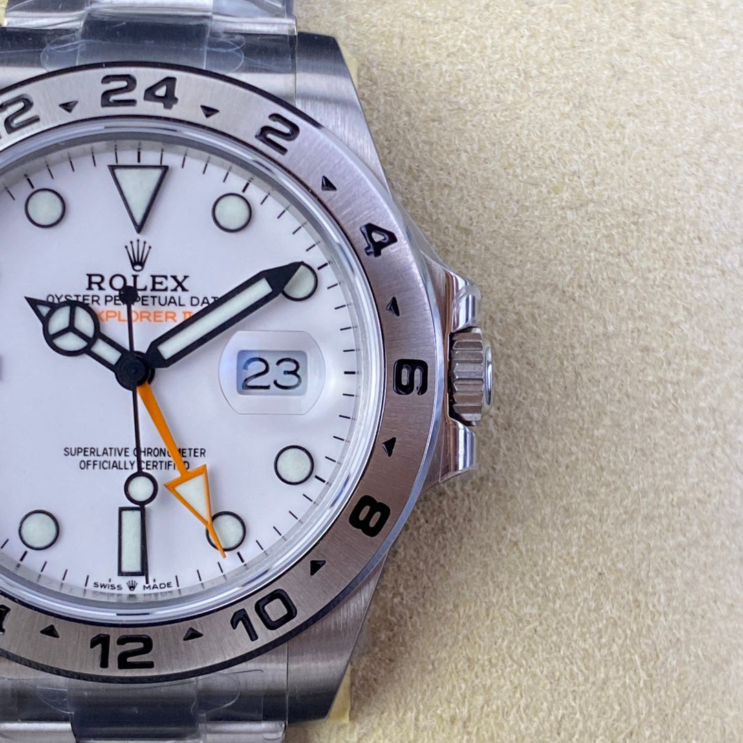 C-Factory -White - Silver 904L Steel -GMT- Automatic - 42mm