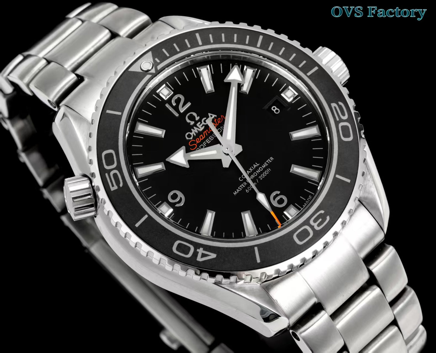 Black Silver - Black -White 904L Steel - Automatic - 45.5mm