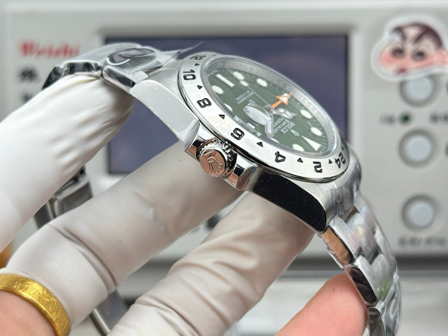C-Factory -Green - Silver 904L Steel -GMT- Automatic - 42mm
