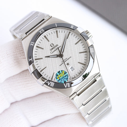 White Grey - Silver 904L Steel- Automatic - 41mm