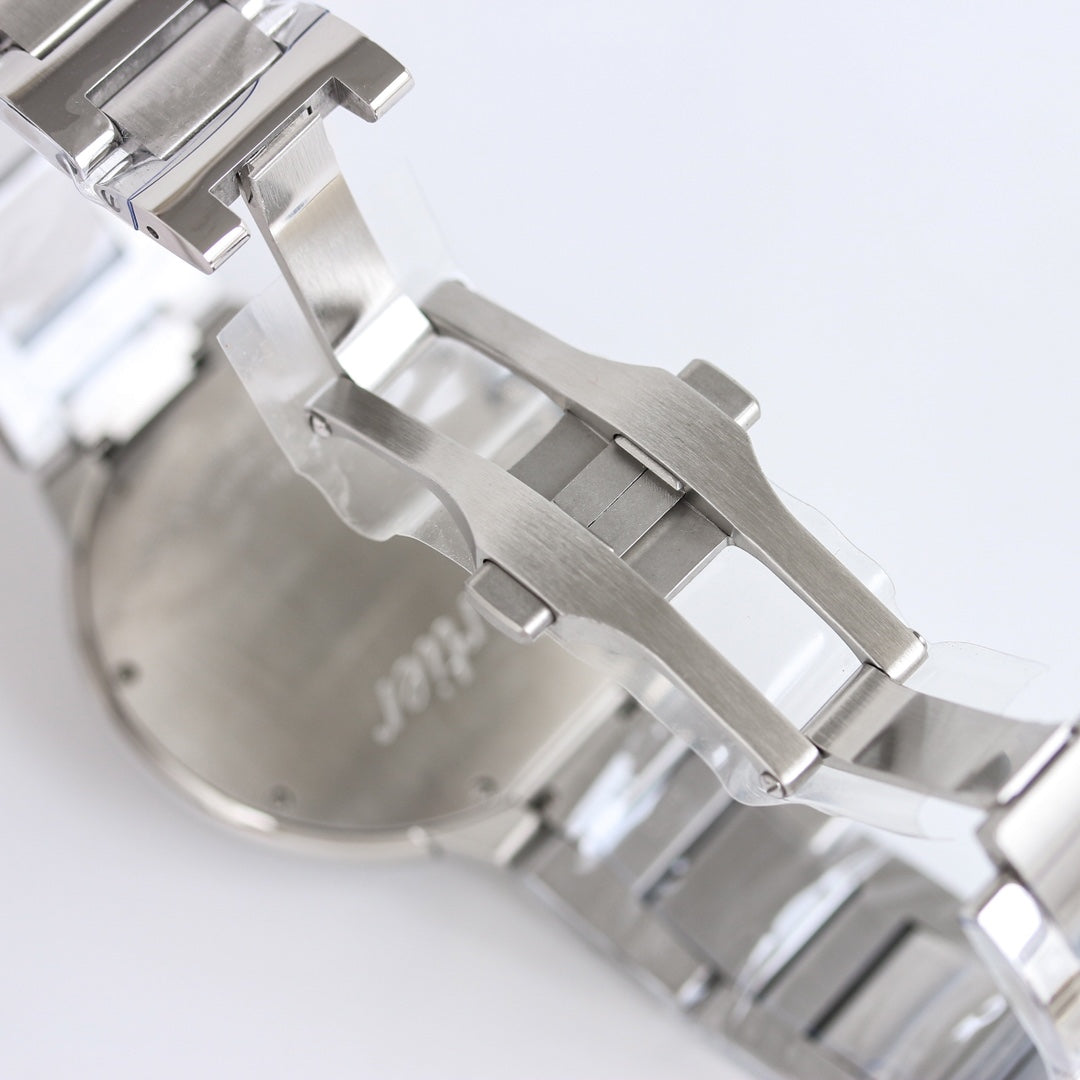 Blue - White Silver - 904L Steel- Automatic - 36/42mm