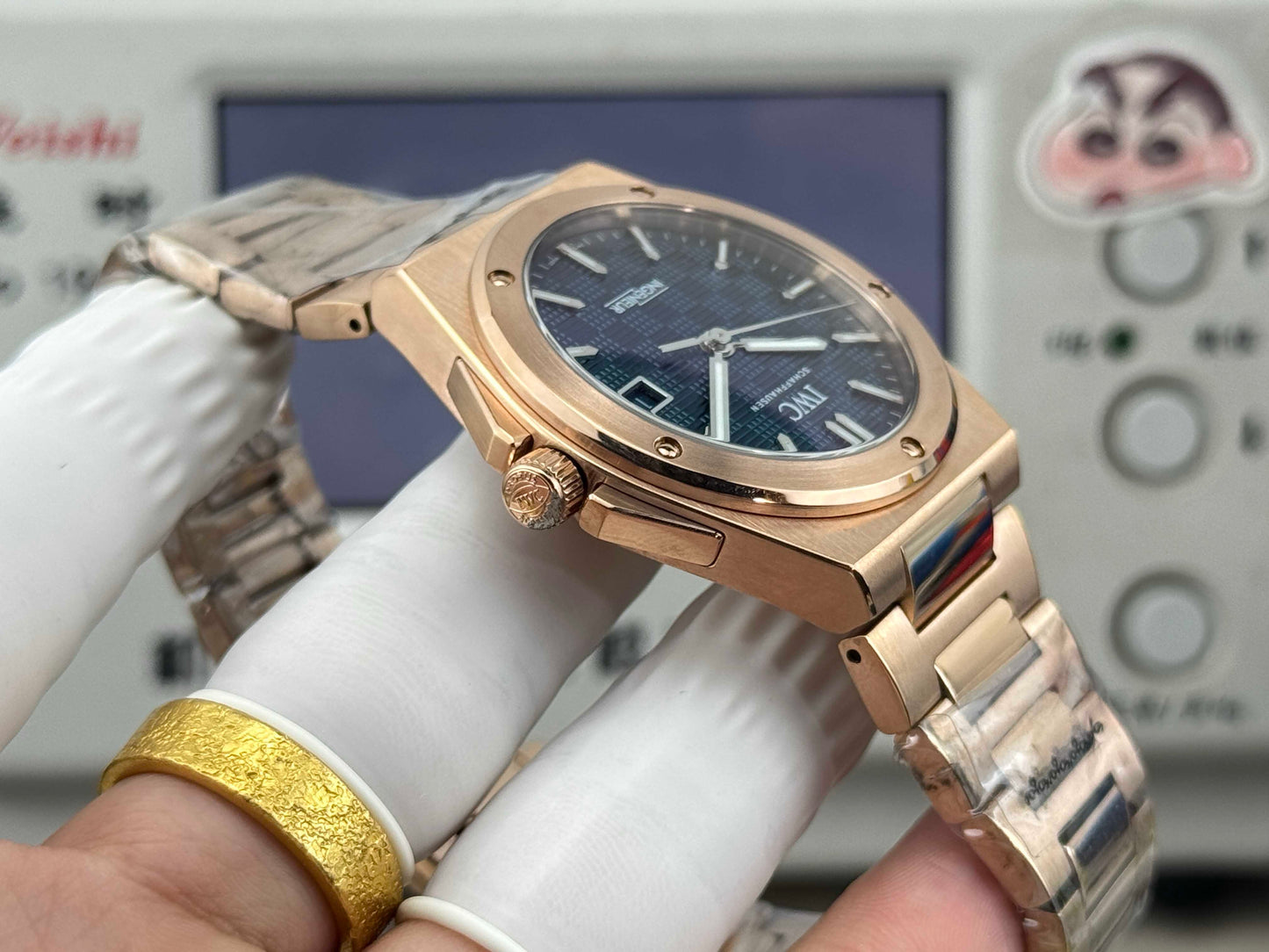 Grey Blue -Yellow gold- 904L Steel - Automatic - 40mm