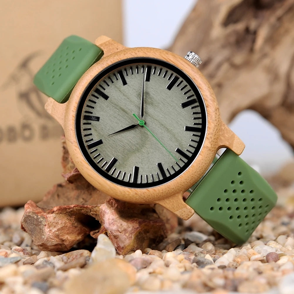 Brown - Brown rubber - quartz - 42mm