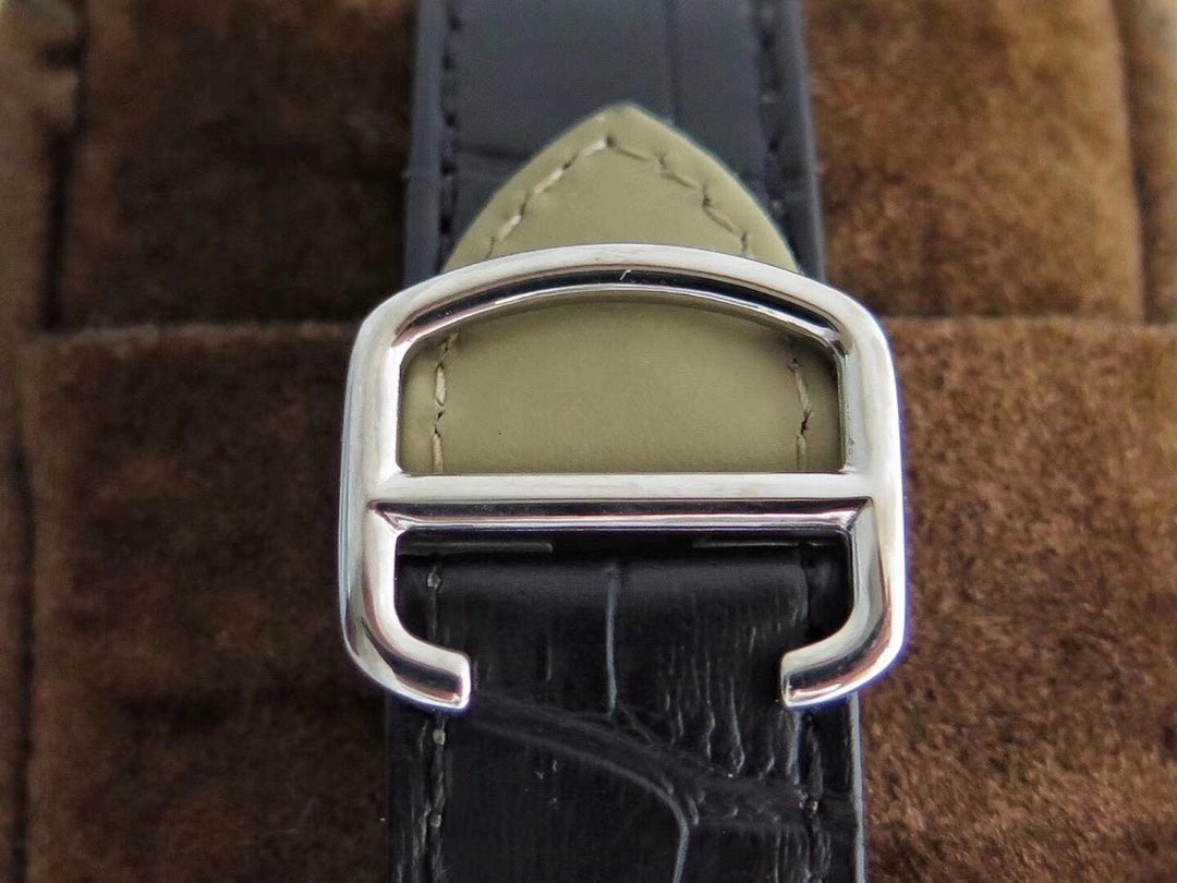 DRIVE-WSNM0009 - Grey Silver- Black Leather - Automatic - 40*41mm