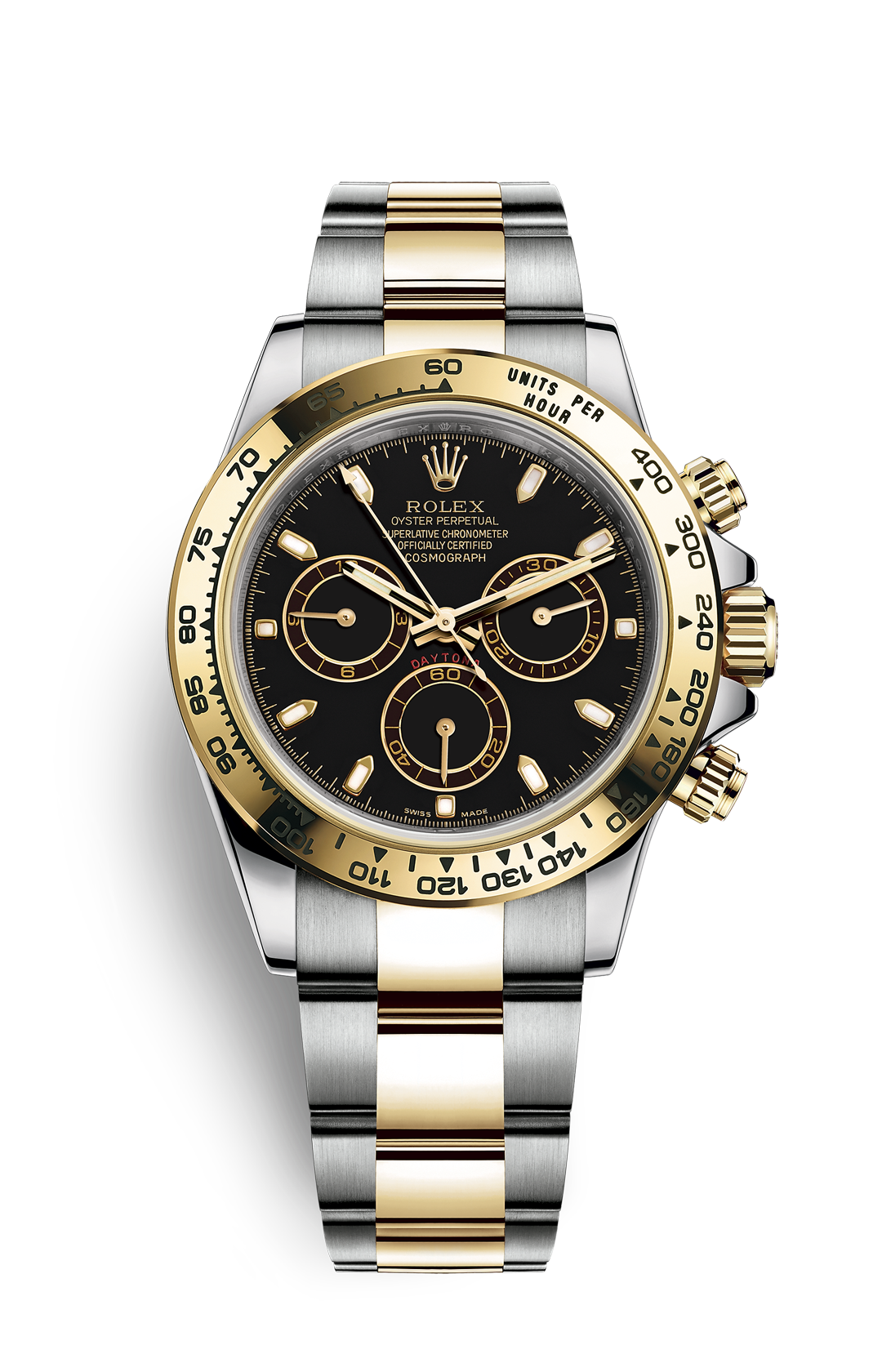 Chronograph Black Dial - 904L Steel - Quartz - 40mm