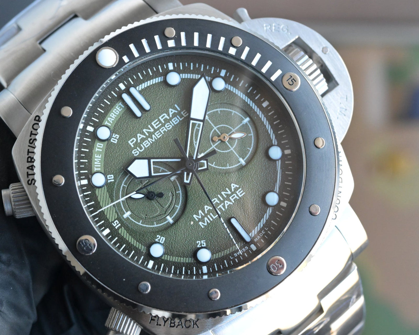 316L Black Silver - White 316L Steel - Automatic - 47mm