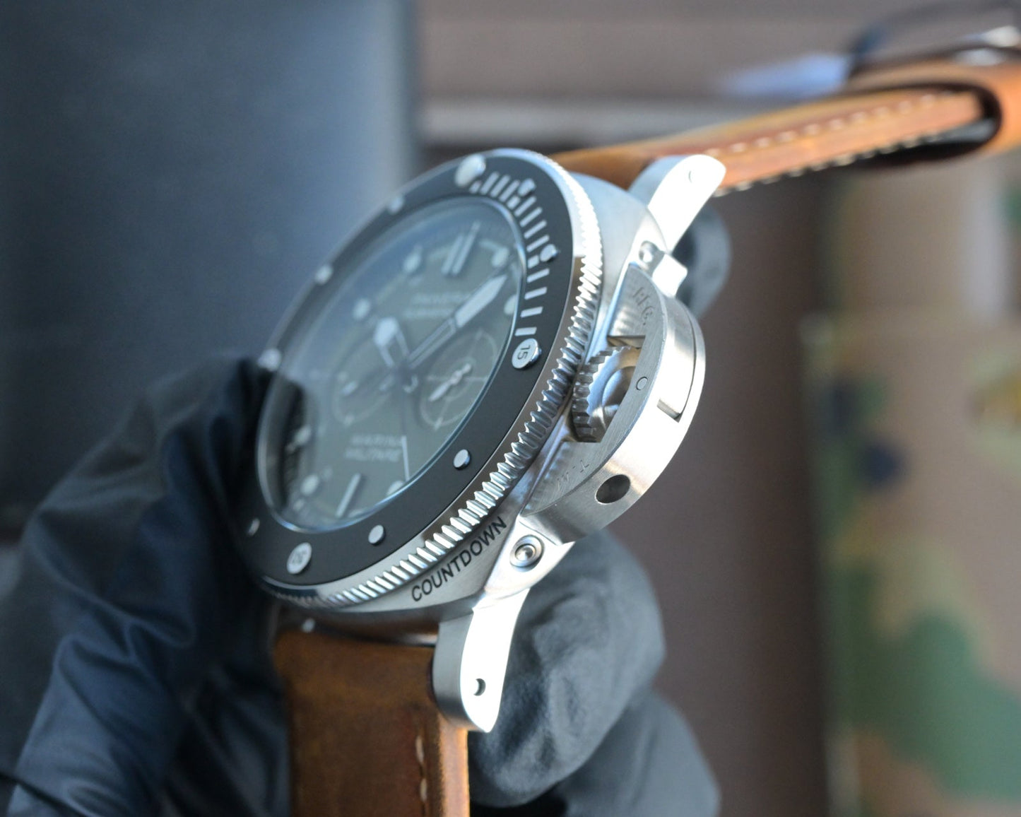 316L Black Green - Khaki Rubber - Automatic - 47mm