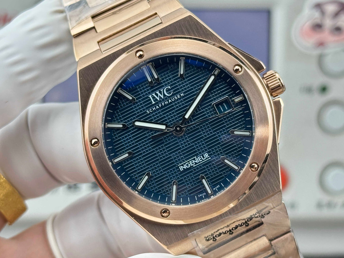 Grey Blue -Yellow gold- 904L Steel - Automatic - 40mm