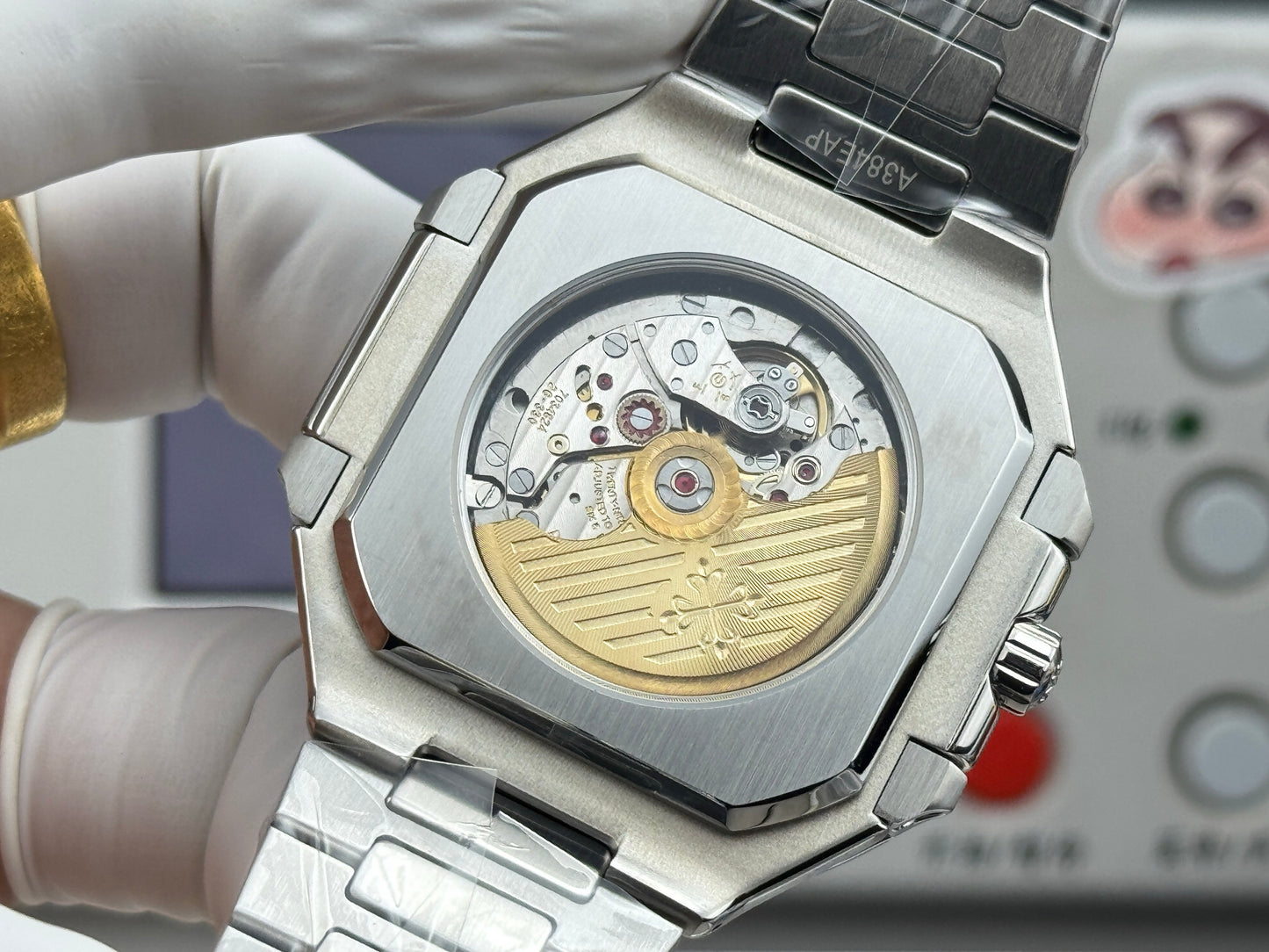 Blue Square - Ultra-thin - Silver 904L Steel - Automatic 330SC- 45mm