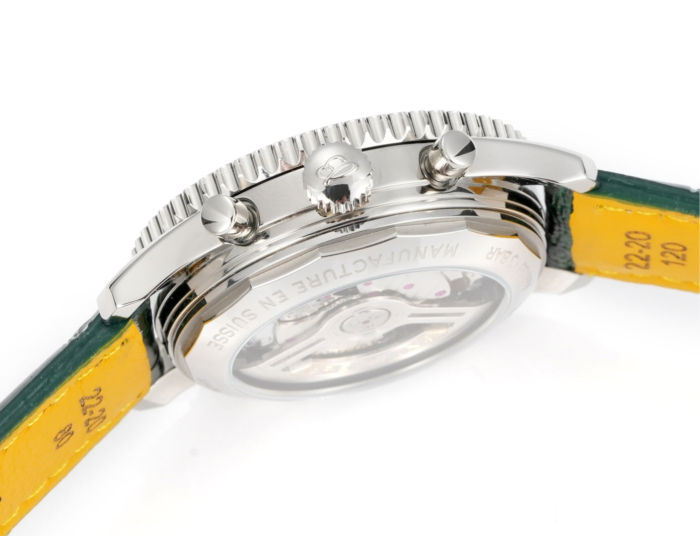 Chronograph - Green Ceramic - Green N-Timer - Green Leather - Automatic - 43mm
