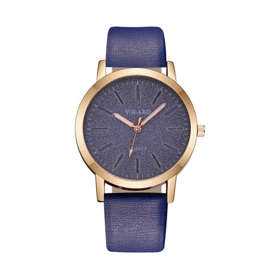 LADY - Purple Yellow - Purple Rubber - Quartz - 34mm