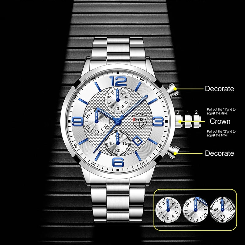 Black Steel - White 904L Stell - Automatic - 43mm