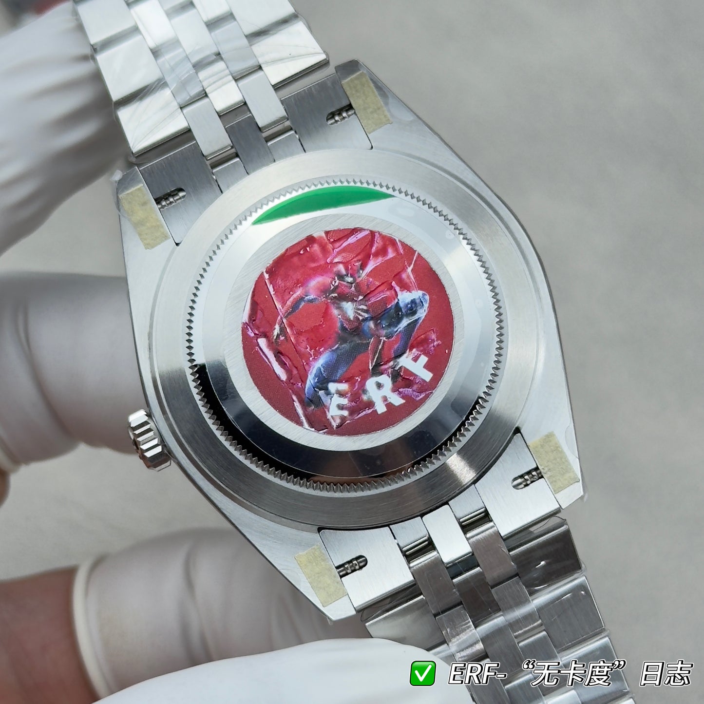 Gradient green - Silver 904L Steel- Automatic - 41mm