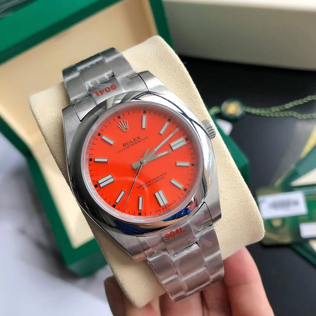 Red Silver - Steel 904L Silver - Automatic-41mm/31mm