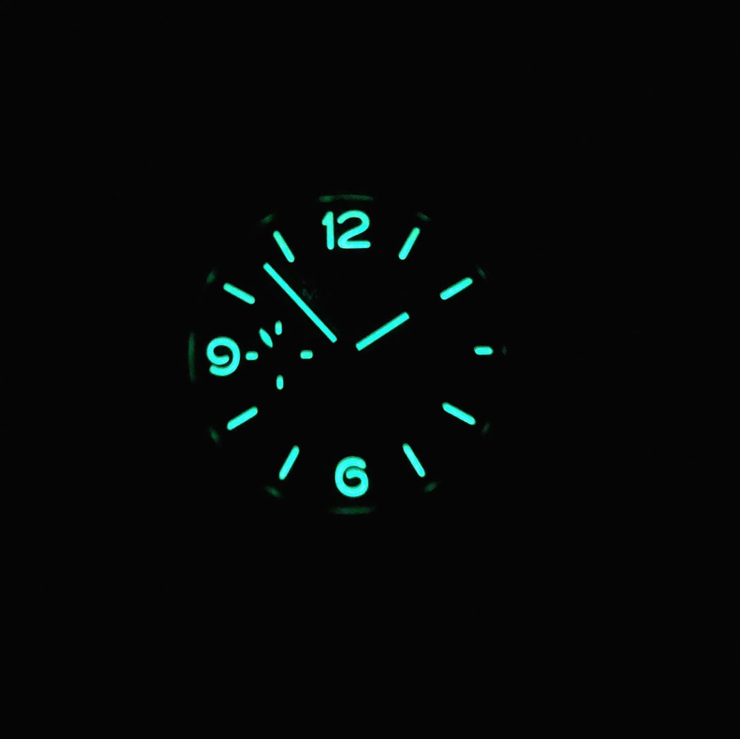 Black Silver -904L Steel - Black Rubber -Automatic - 44mm