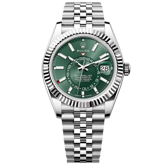 Green Silver - White 904L Steel- JP8215 -Automatic - 42mm