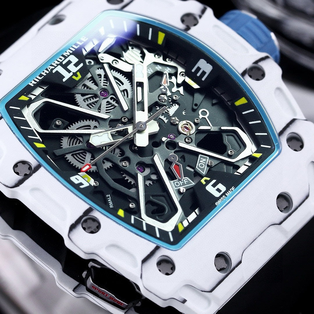 White Ceramic -White Rubber - Automatic - 40*51mm
