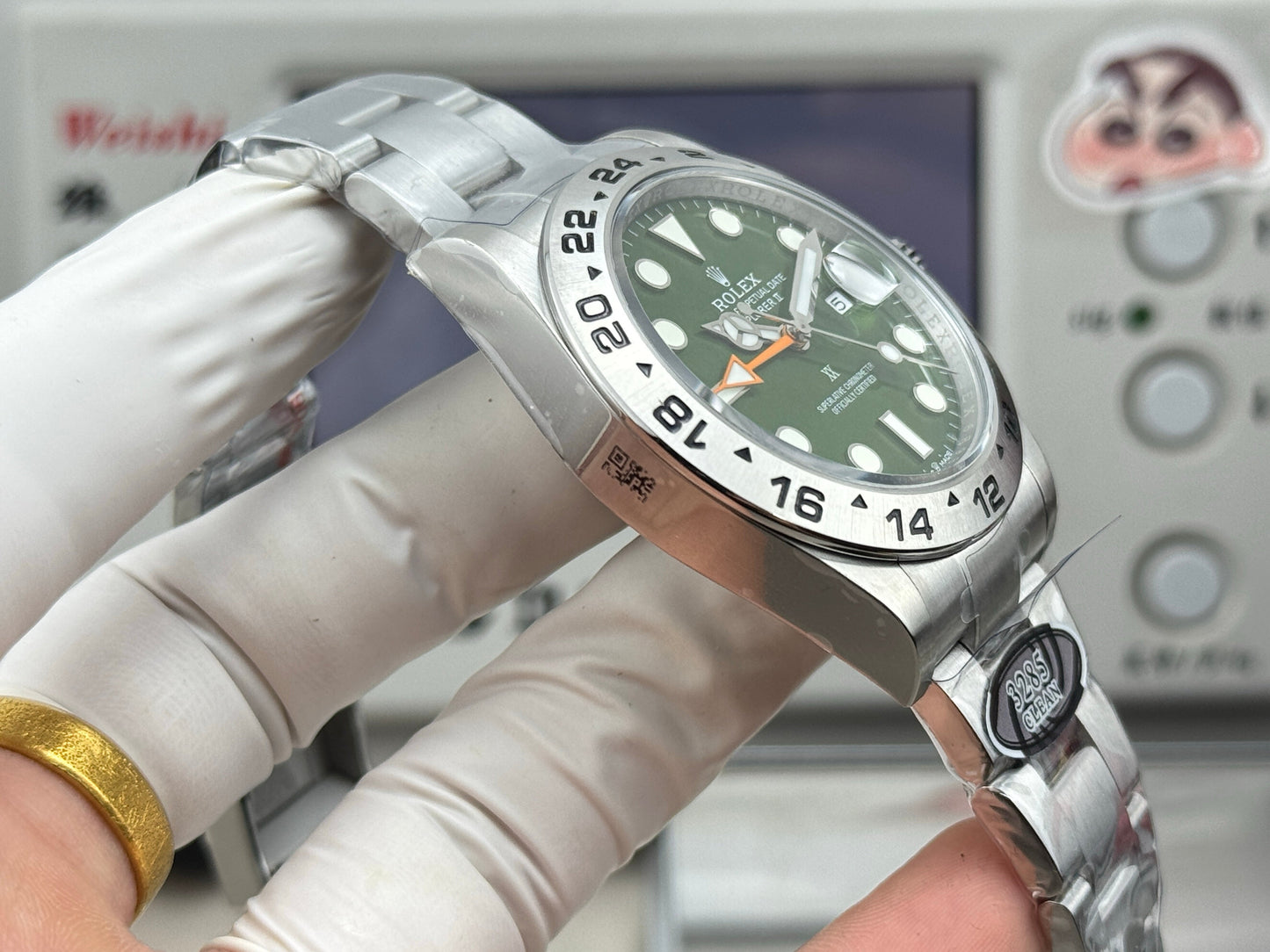 C-Factory -Green - Silver 904L Steel -GMT- Automatic - 42mm