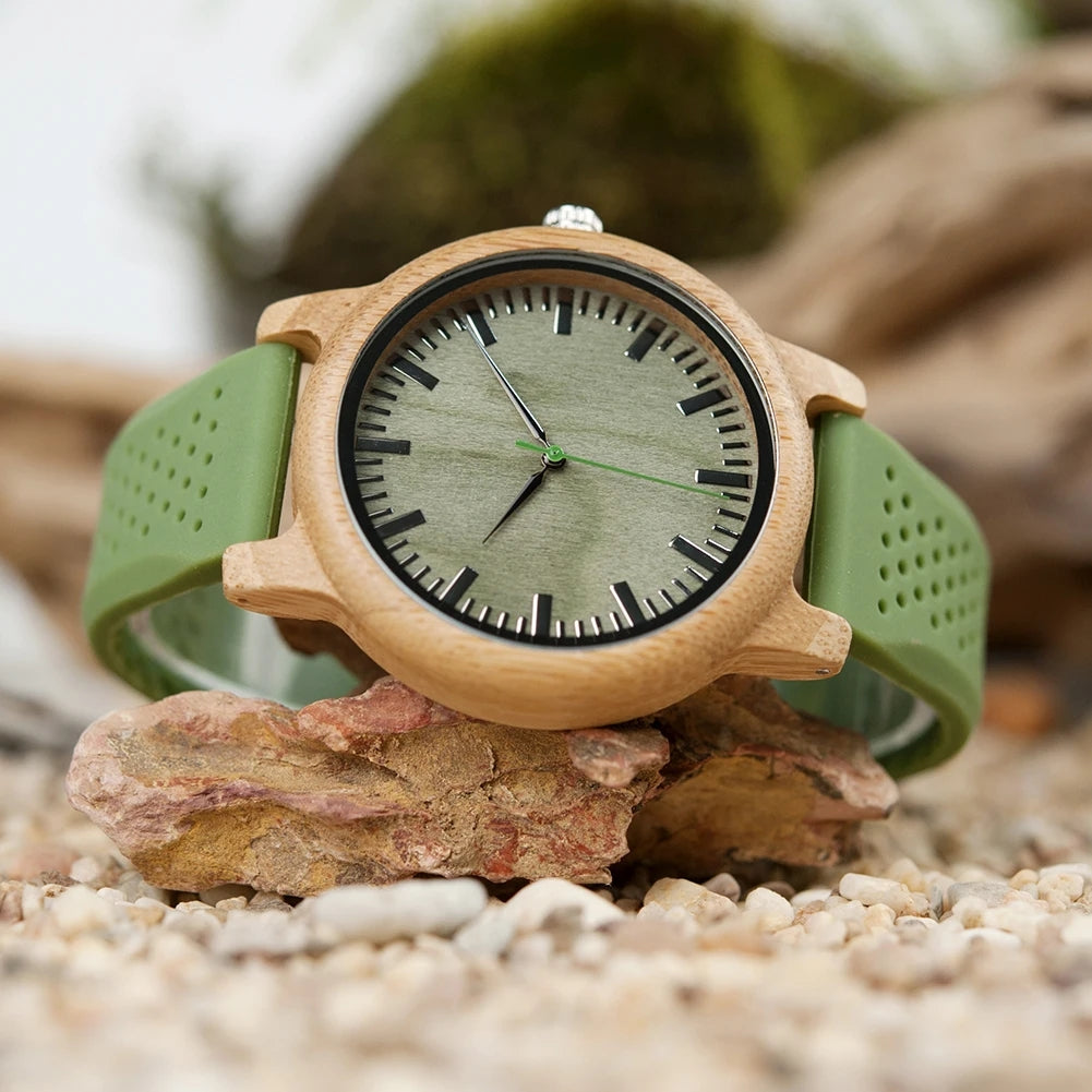 Brown - Brown rubber - quartz - 42mm