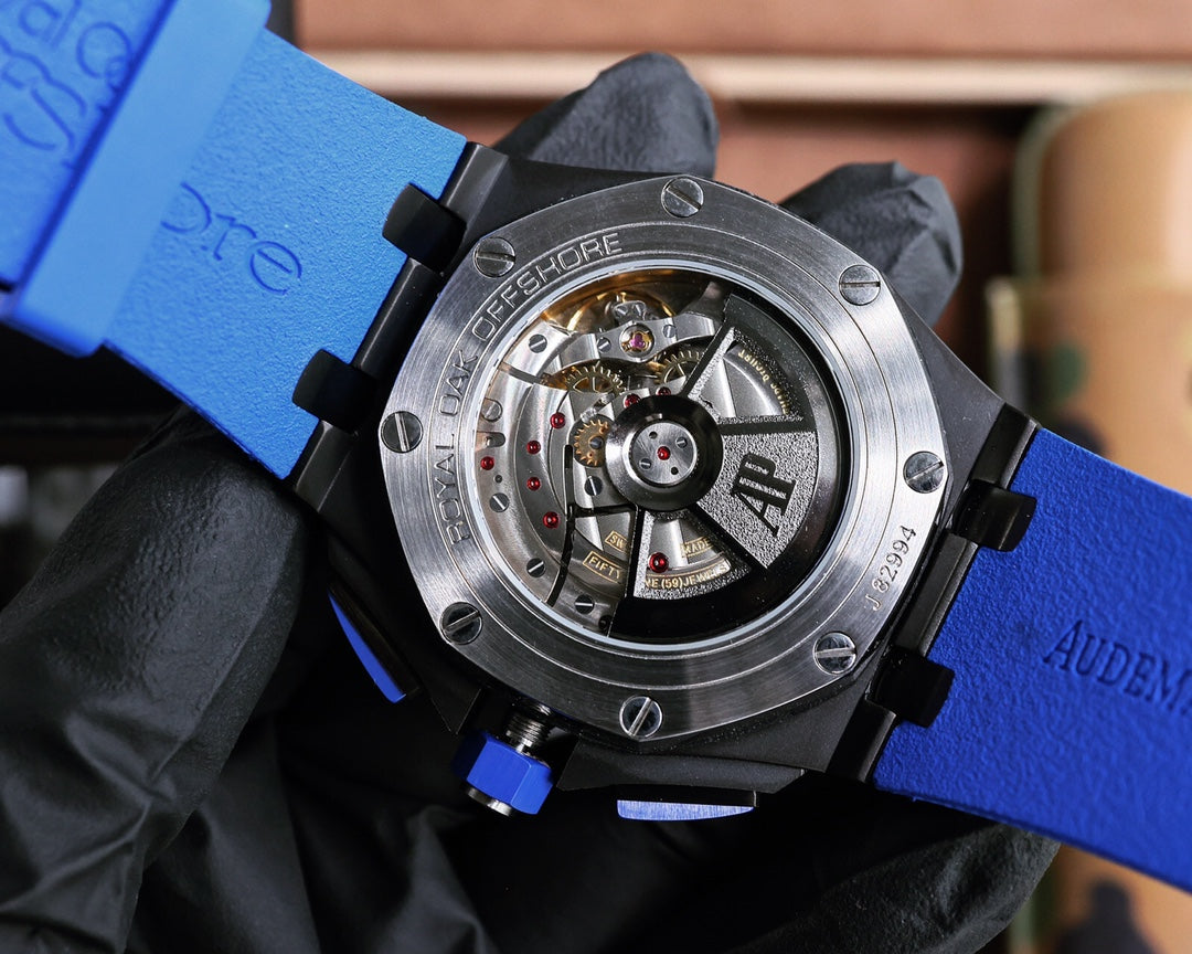 TOP! Blue Ceramic Bezel- Blue Rubber - Automatic - 42mm