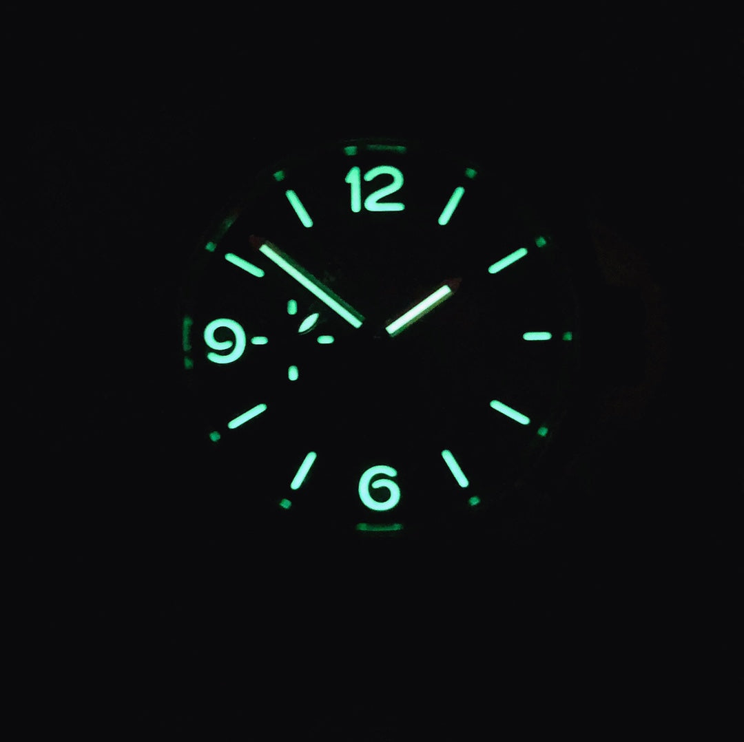 Blue -Silver 904L Steel - Brwon rubber -Automatic - 44mm