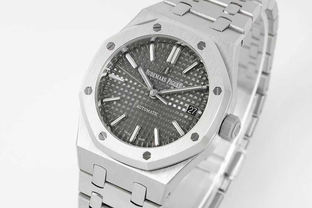 15450ST - Grey Ultra-thin - Silver 904L Steel - Automatic - 37mm