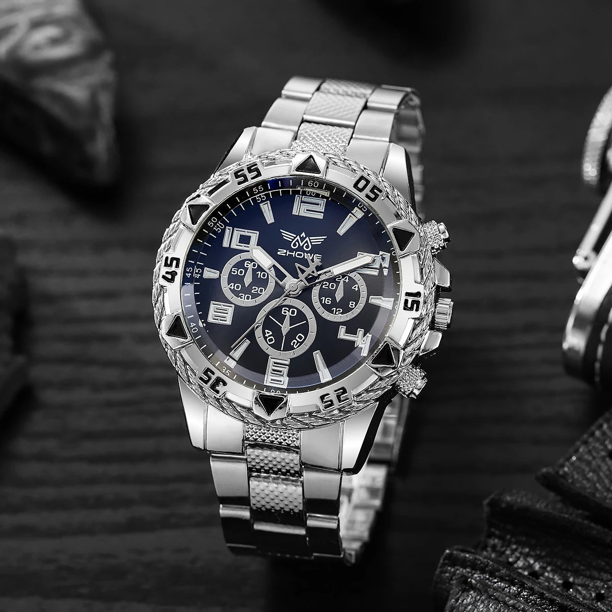 Blue - White 904L Steel - Automatic - 44mm