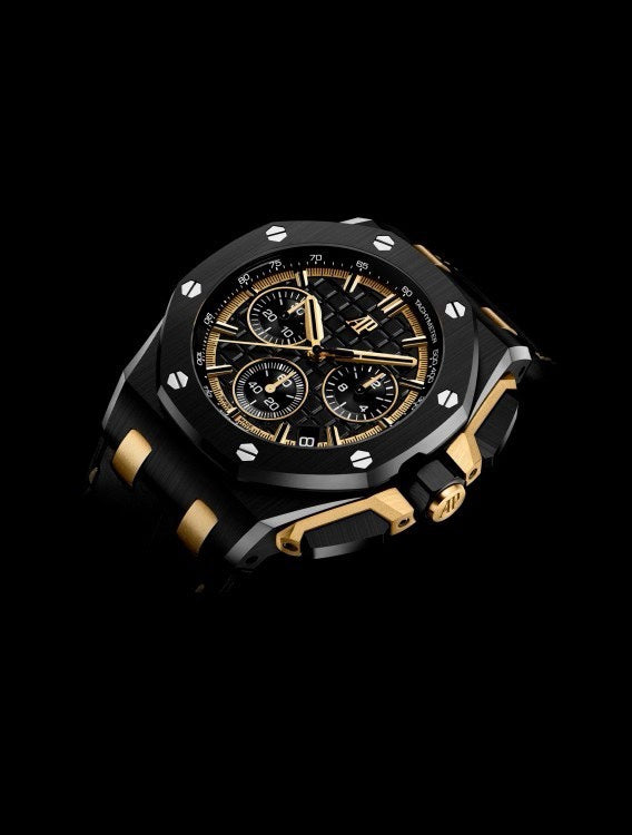 Black Ceramic - Black Leather- Automatic - 44mm