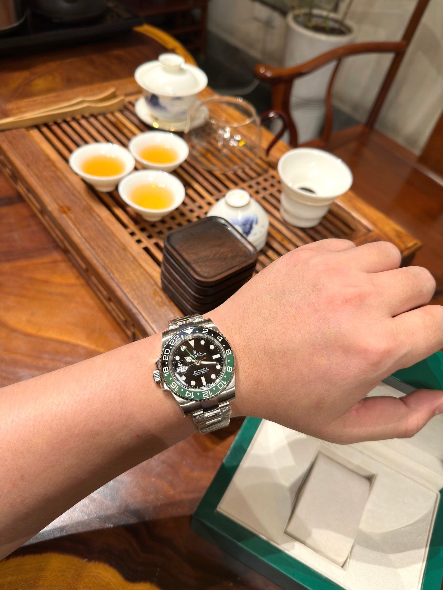 Black Green -Lefty- 904L Steel - Automatic- 40mm