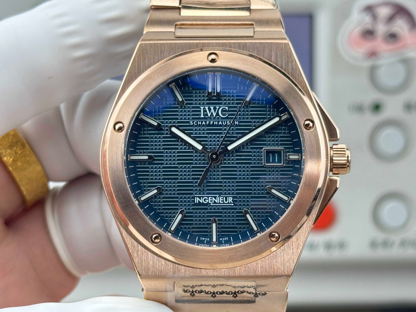 Grey Blue -Yellow gold- 904L Steel - Automatic - 40mm