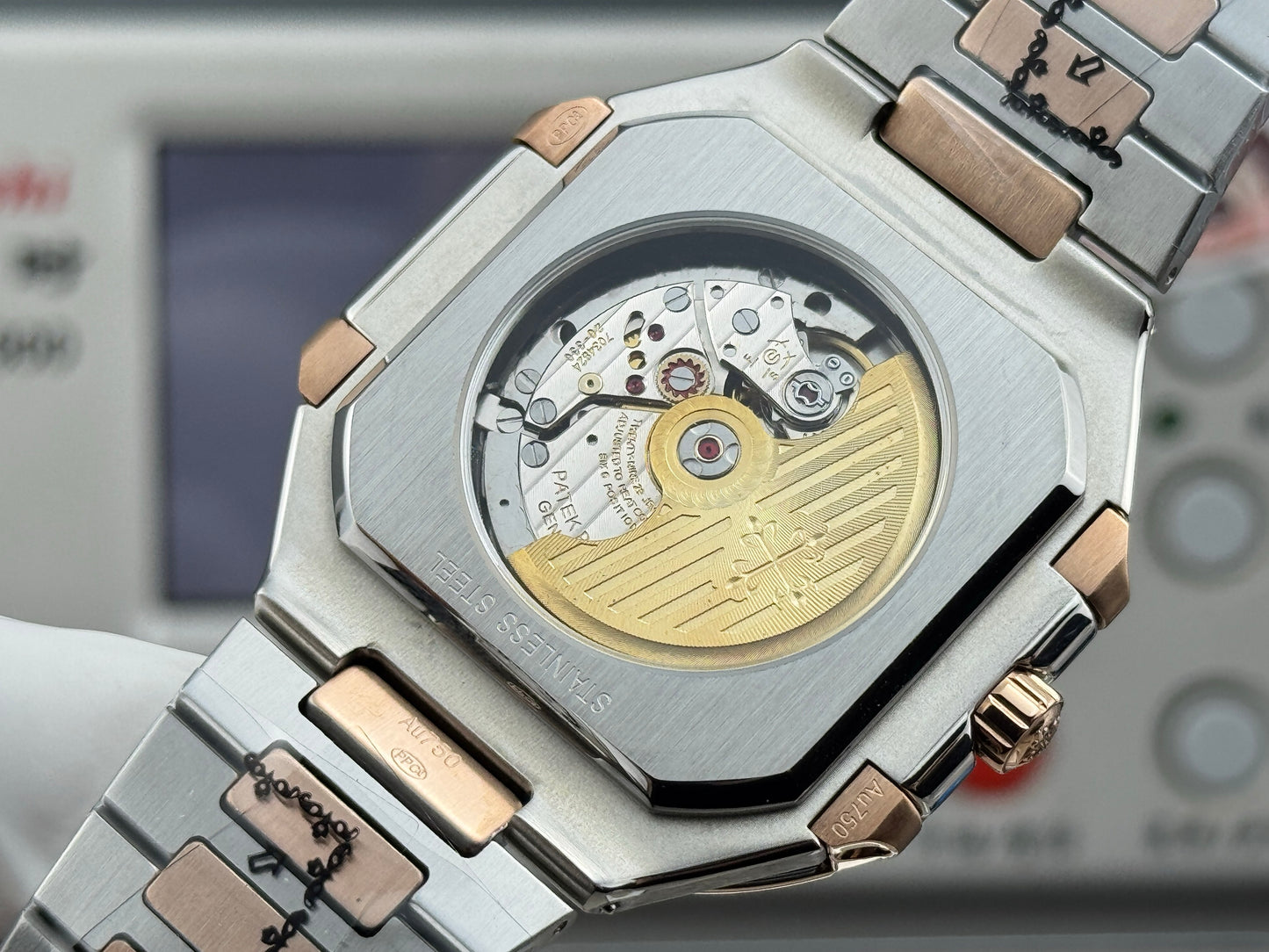 Blue Rosegold Square - Ultra-thin - Rosegold Silver 904L Steel - Automatic 330SC- 45mm