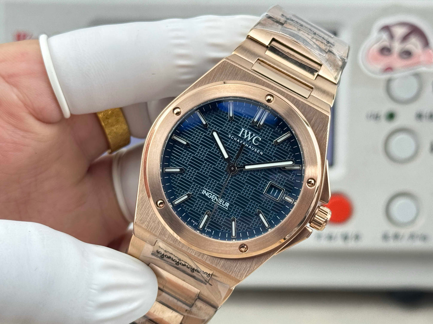 Grey Blue -Yellow gold- 904L Steel - Automatic - 40mm