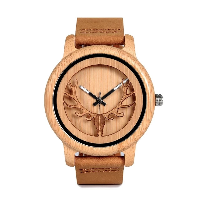 Brown - Brown rubber - quartz - 42mm