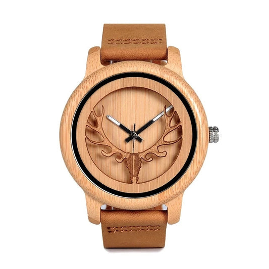 Brown - Brown rubber - quartz - 42mm