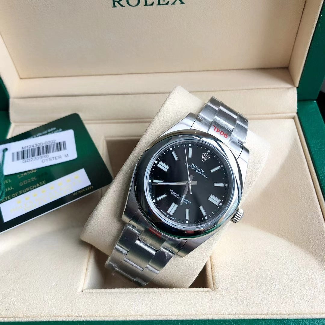 Black Silver - Steel 904L Silver - Automatic-41mm/31mm