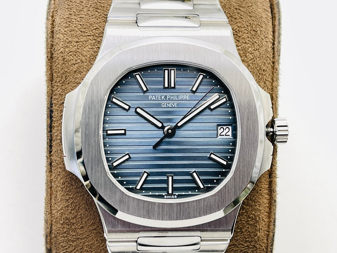 Blue - Ultra-thin - Silver 904L Steel - Automatic 324SC- 40mm