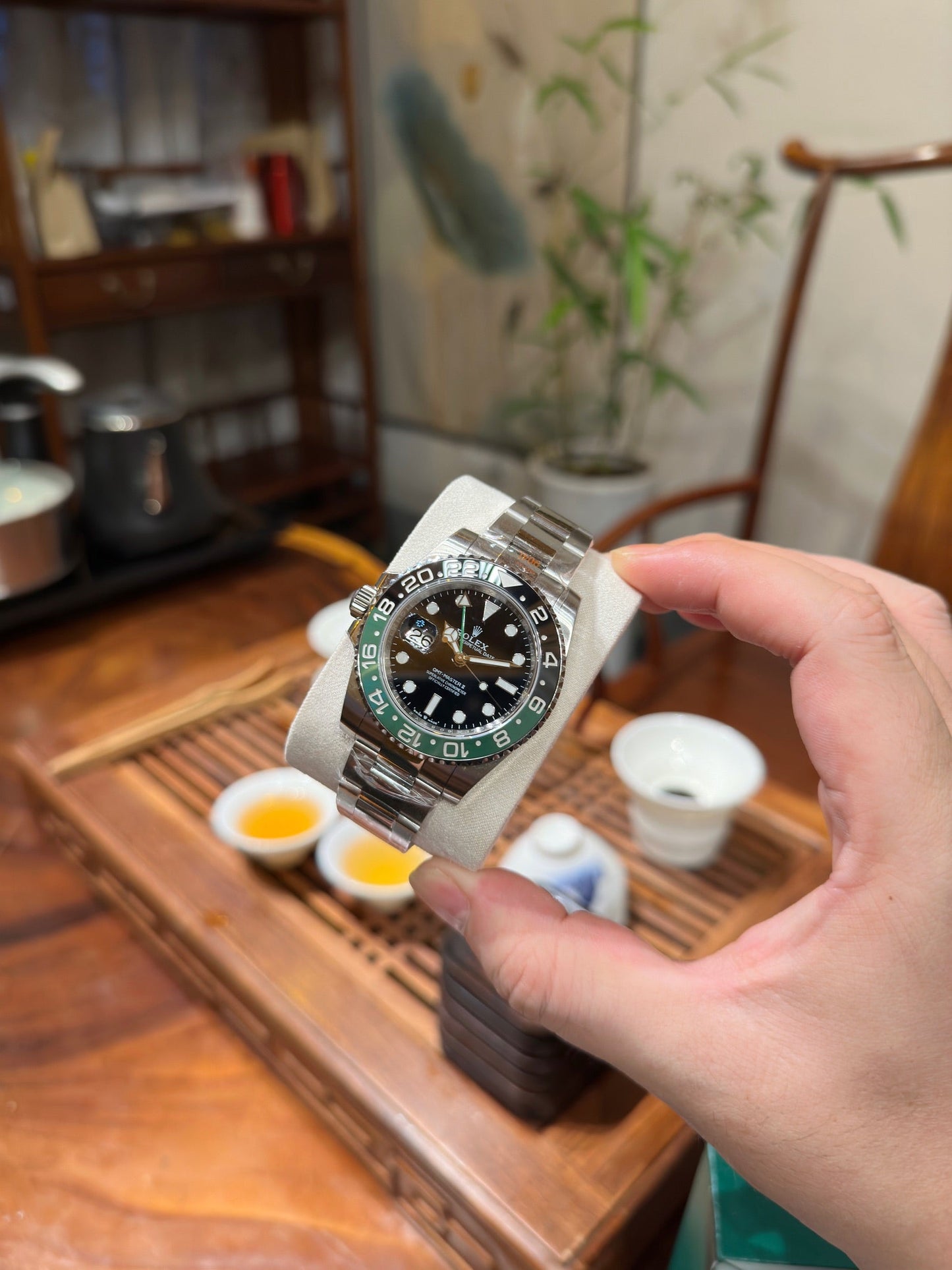 Black Green -Lefty- 904L Steel - Automatic- 40mm