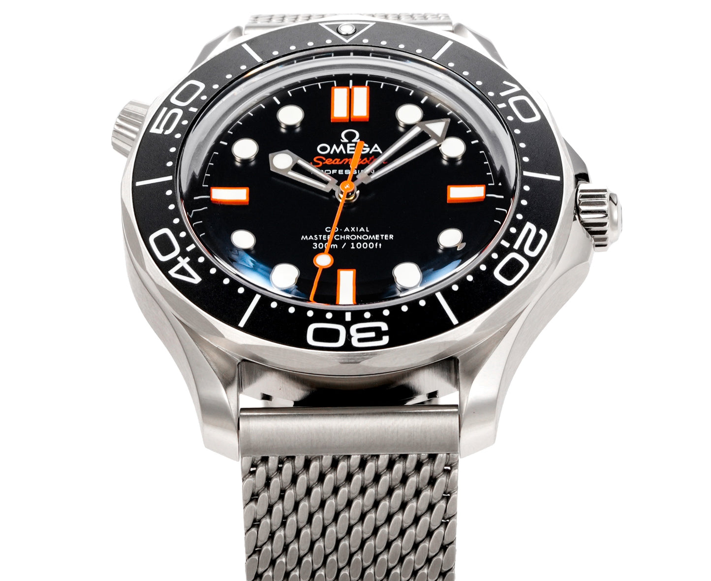 Black Silver- Orange - White 904L Steel- Automatic - 42mm