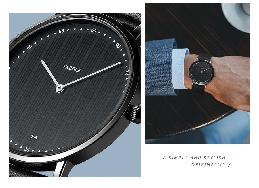 Black - Brown Leather - Automatic - 42mm