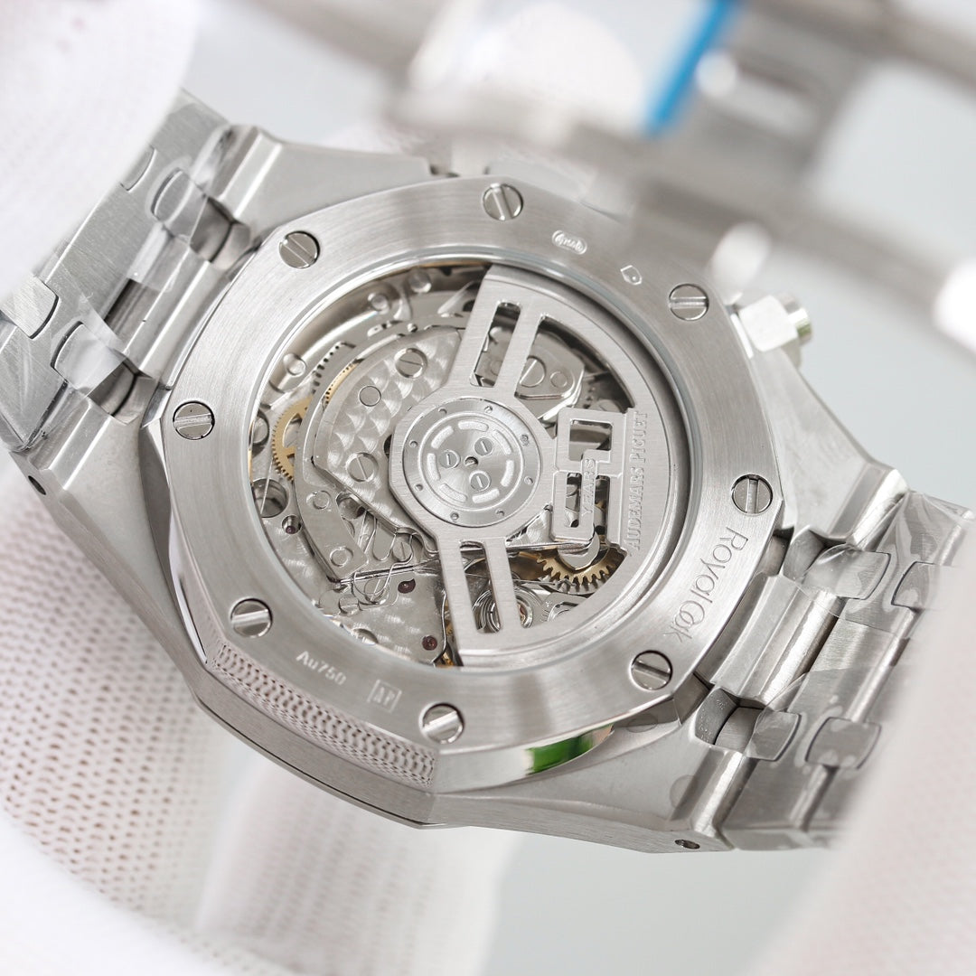 TOP! Green 316L Steel - White Steel - Automatic - 41mm