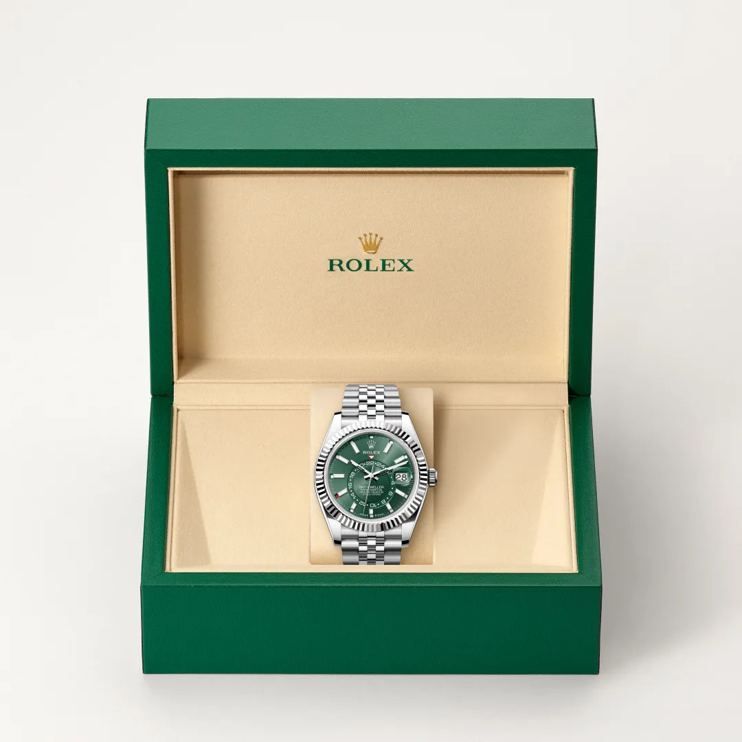 Green Silver - White 904L Steel- JP8215 -Automatic - 42mm